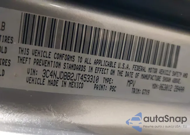 3C4NJDBB2JT453310: 44296421