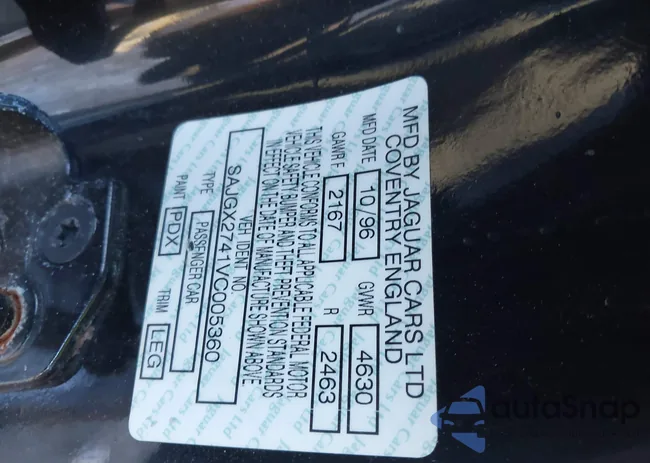 SAJGX2741VC005360: 44296433