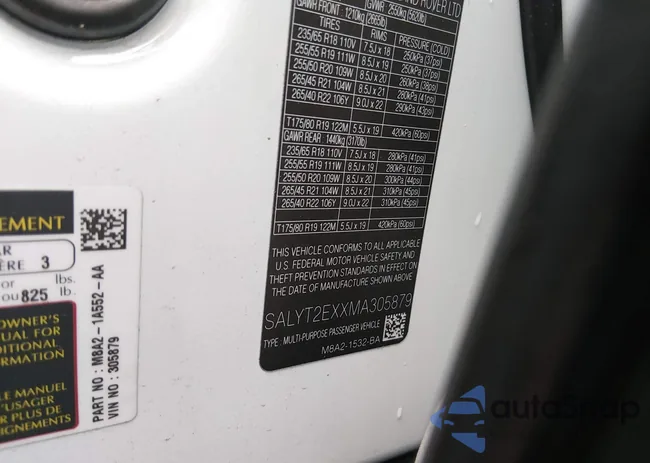 SALYT2EXXMA305879: 44296575