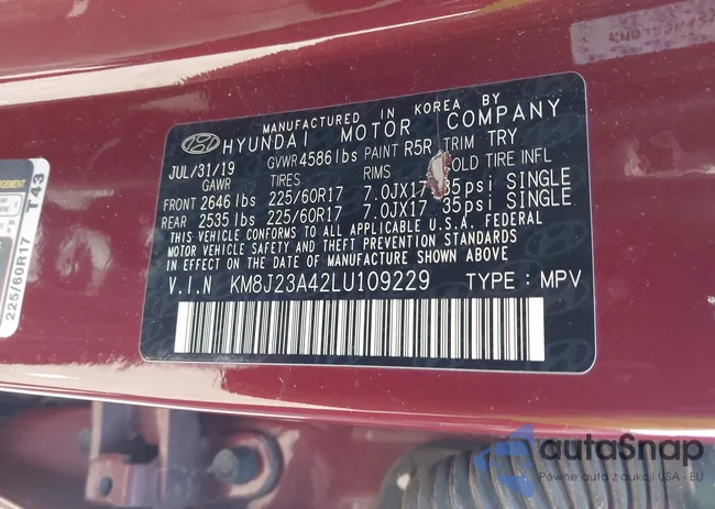 KM8J23A42LU109229: 44295737