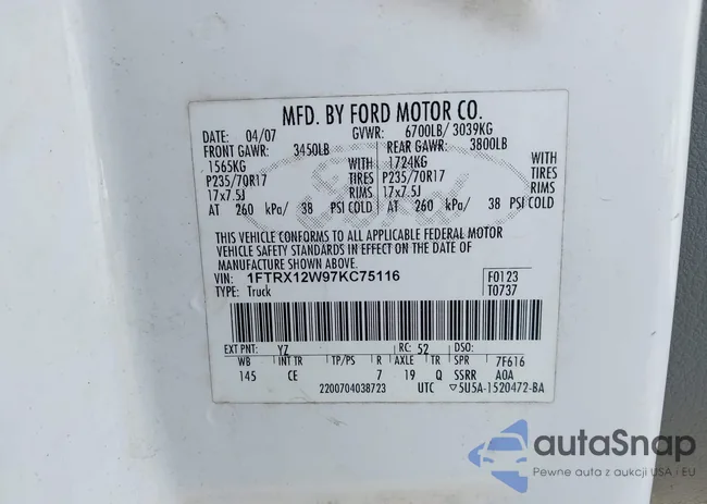 1FTRX12W97KC75116: 44295752