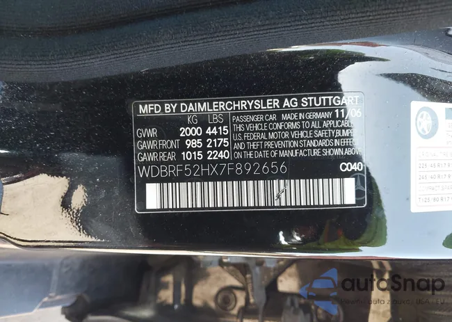 WDBRF52HX7F892656: 44295919