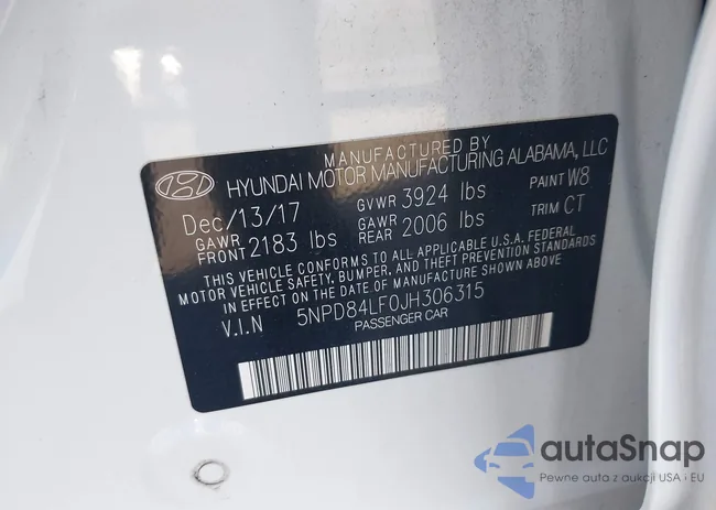 5NPD84LF0JH306315: 44295941