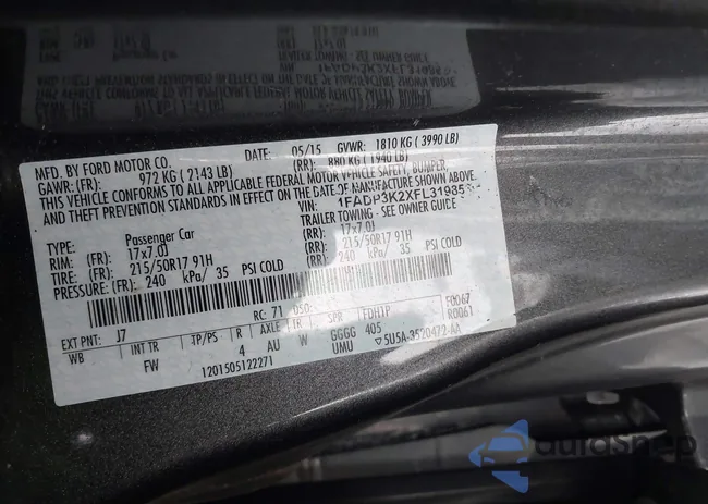 1FADP3K2XFL319853: 44295957