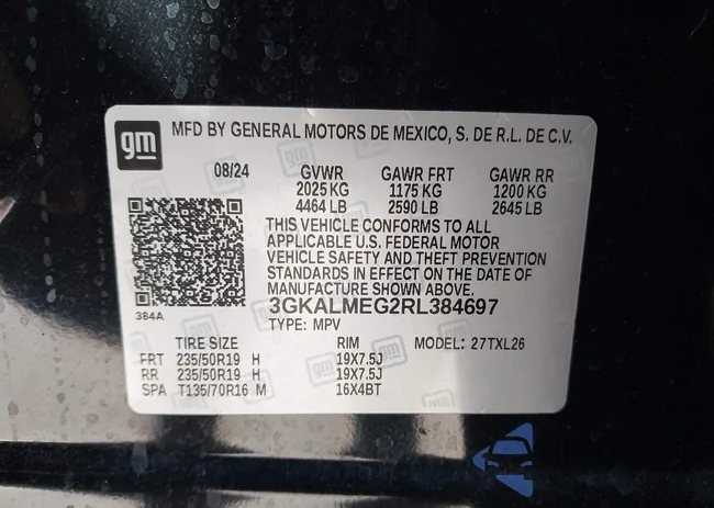 3GKALMEG2RL384697: 44295981