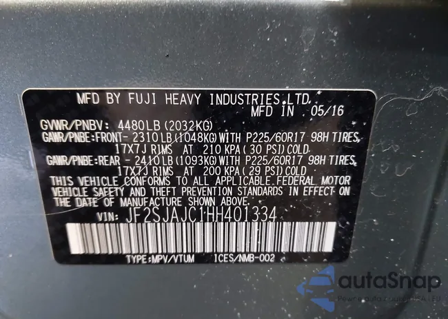 JF2SJAJC1HH401334: 44297066