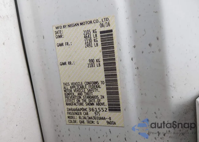 1N4AA6AP0HC361552: 44297075