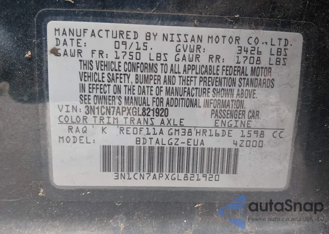 3N1CN7APXGL821920: 44297085