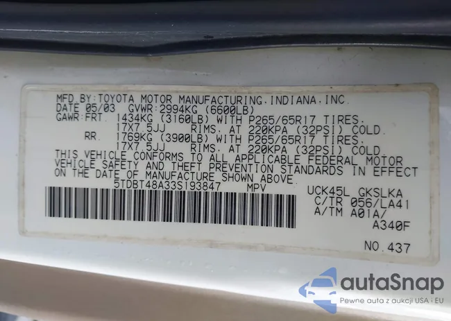 5TDBT48A33S193847: 44297136