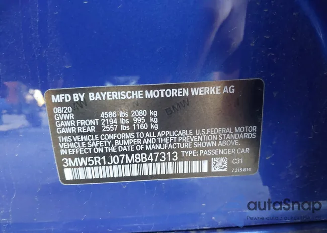 3MW5R1J07M8B47313: 44297141