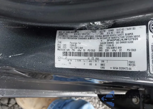 3FADP4EJ4JM127926: 44297205