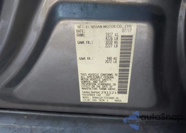 1N4AL3APXHC291521: 44297208