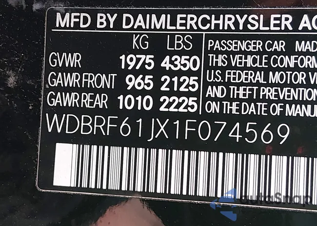 WDBRF61JX1F074569: 44297290