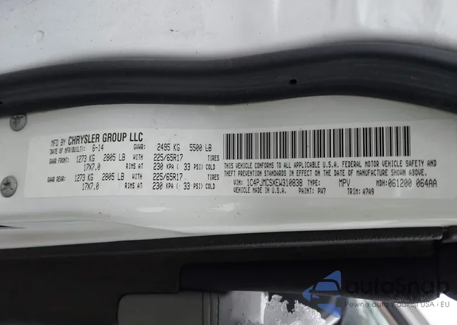 1C4PJMCSXEW310838: 44297300