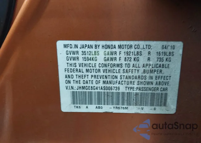 JHMGE8G41AS006739: 44297341