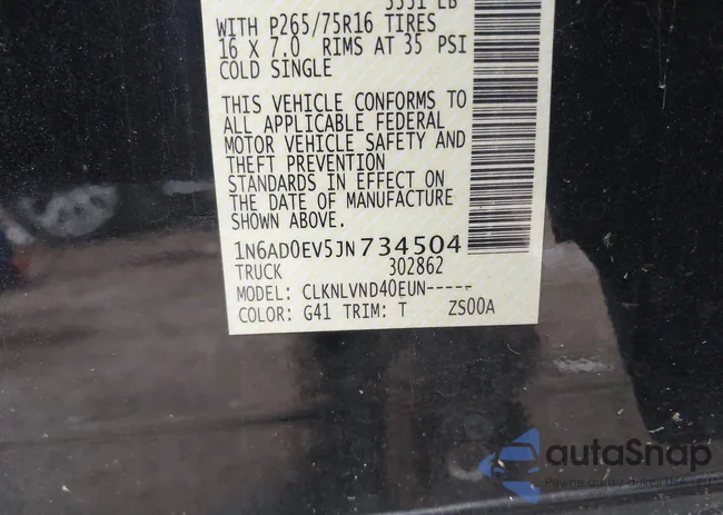 1N6AD0EV5JN734504: 44297448