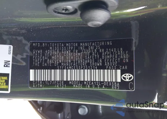 5YFS4MCE5SP251214: 44297504