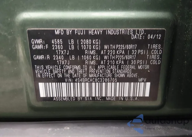 4S4BRCAC8C3286705: 44296835