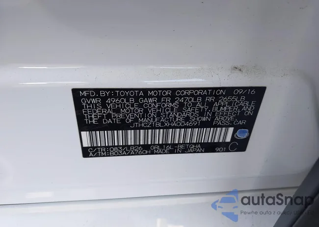 JTHCZ1BLXHA004691: 44296885