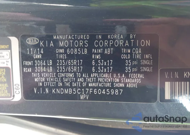 KNDMB5C17F6045987: 44296927