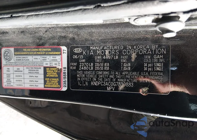 KNDPC3AC0G7830883: 44298110