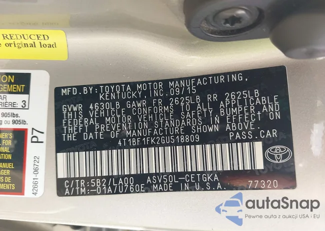 4T1BF1FK2GU518809: 44298352