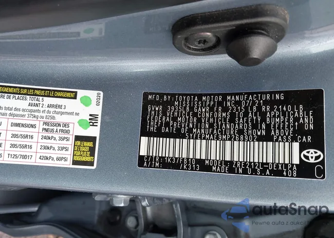 5YFEPMAE9MP268902: 44298412