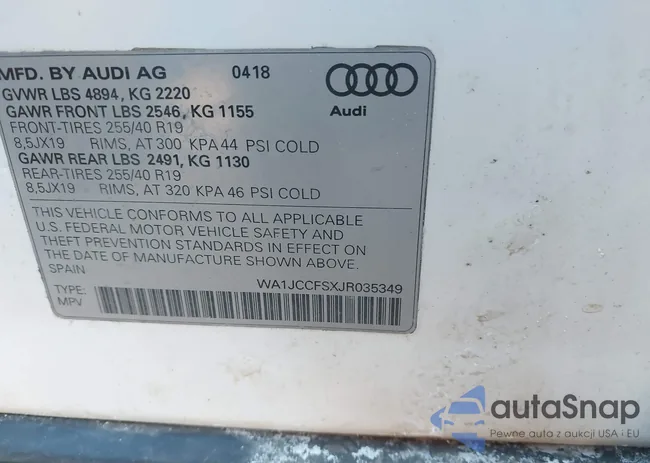 WA1JCCFSXJR035349: 44298414