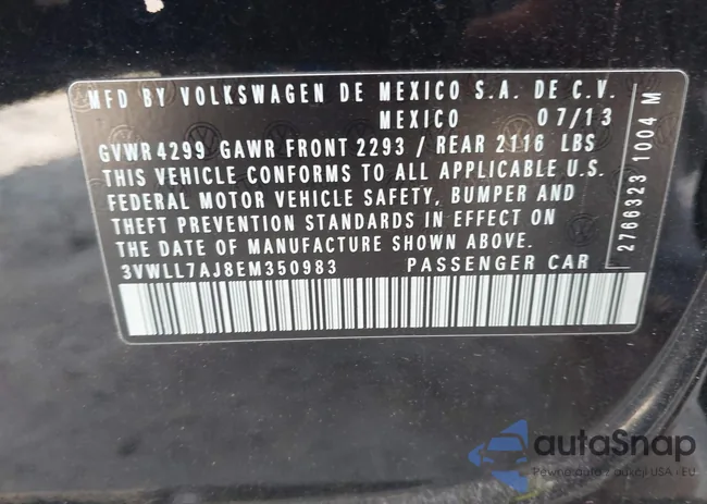 3VWLL7AJ8EM350983: 44298422