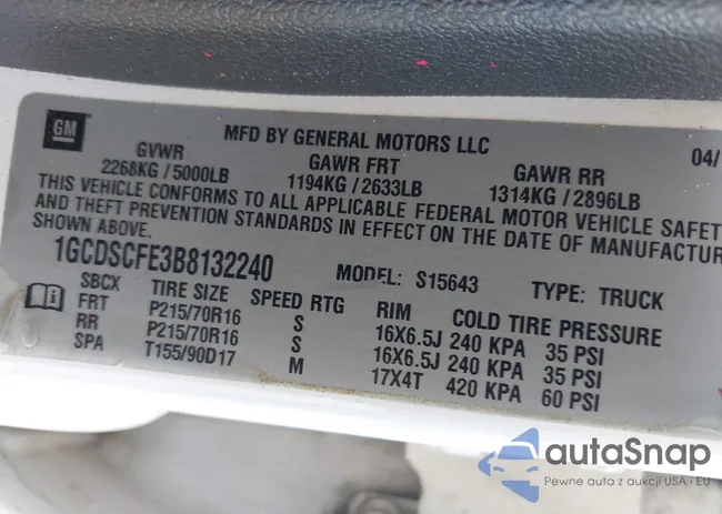 1GCDSCFE3B8132240: 44297908