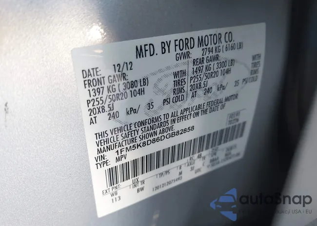 1FM5K8D86DGB82858: 44297941