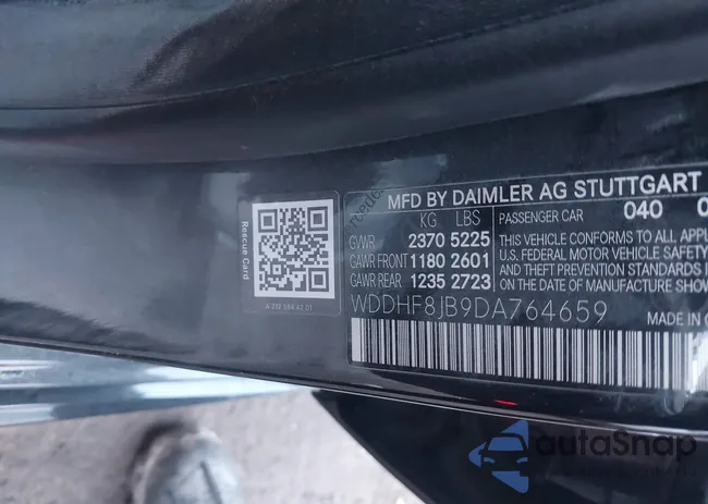 WDDHF8JB9DA764659: 44298762