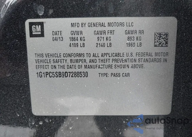 1G1PC5SB9D7288530: 44300034