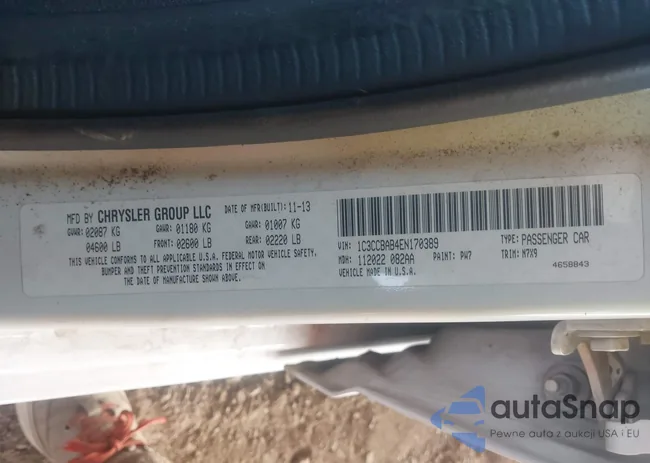 1C3CCBAB4EN170389: 44300073