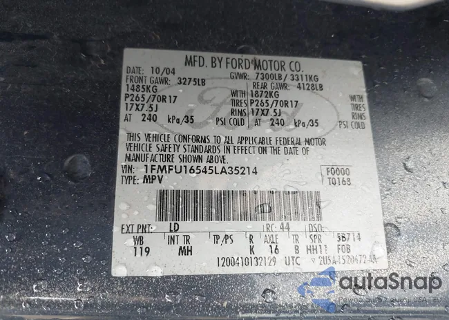 1FMFU16545LA35214: 44300361