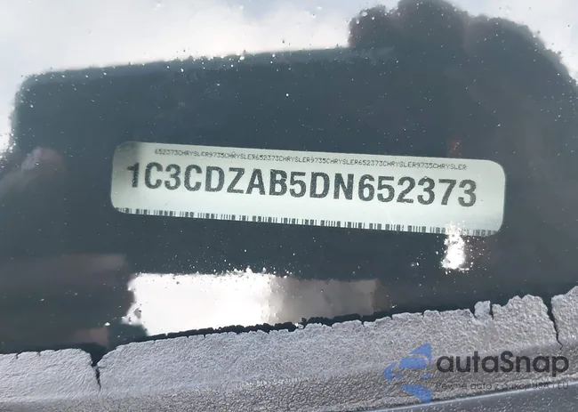 1C3CDZAB5DN652373: 44300429
