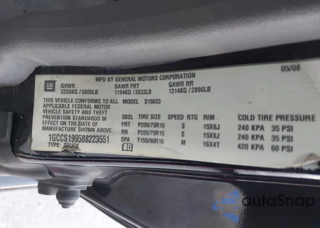 1GCCS199588223551: 44300440