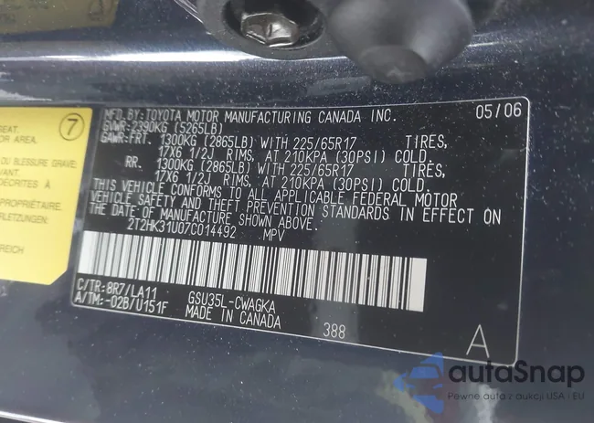 2T2HK31U07C014492: 44299937