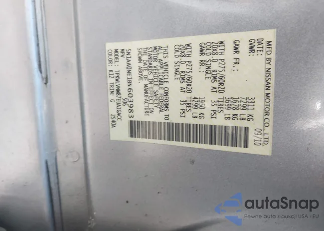 5N1AA0NE1BN603983: 44299943