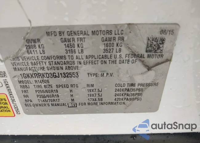 1GKKRRKD3GJ132553: 44301130