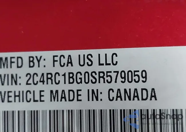 2C4RC1BG0SR579059: 44301140