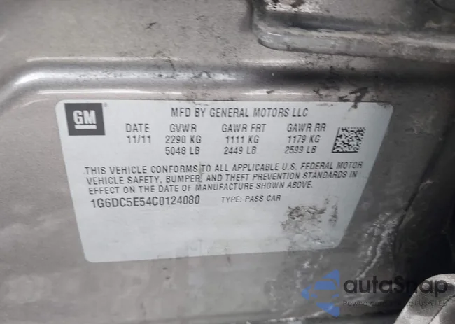 1G6DC5E54C0124080: 44301150