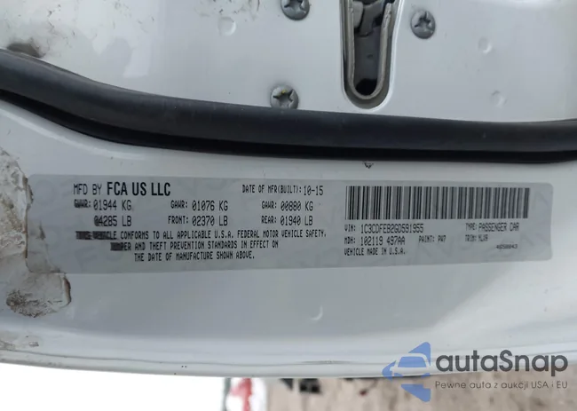 1C3CDFEB2GD591955: 44301166