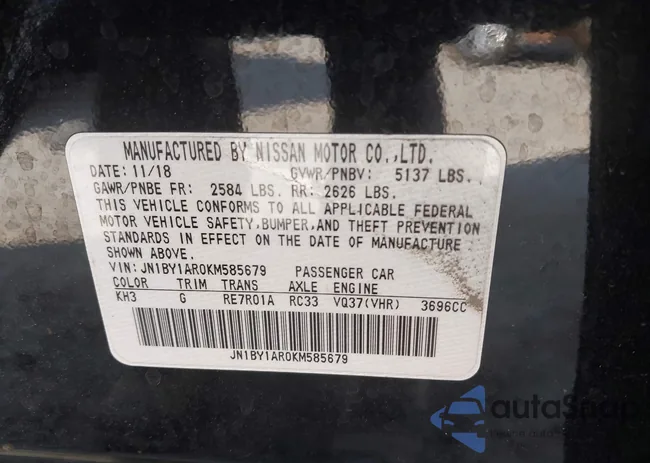 JN1BY1AR0KM585679: 44301518