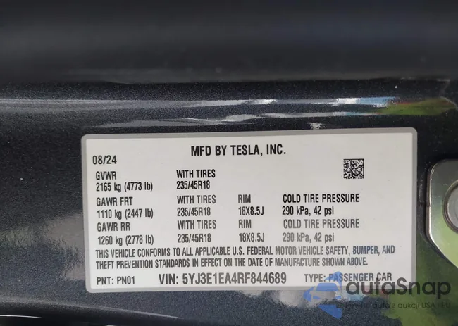 5YJ3E1EA4RF844689: 44301611