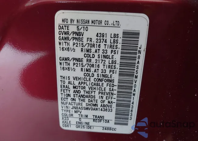 JN8AS5MV0AW143633: 44300621