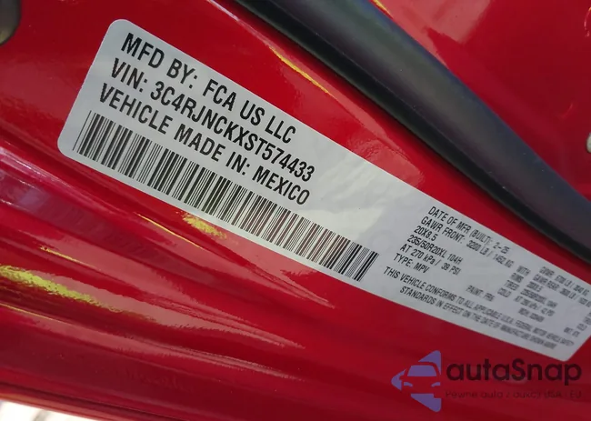 3C4RJNCKXST574433: 44300629