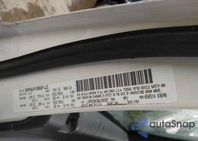 1J4PN2GK3AW160367: 44300731