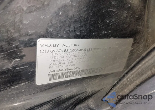 WAUBFAFL8EN026609: 44300831