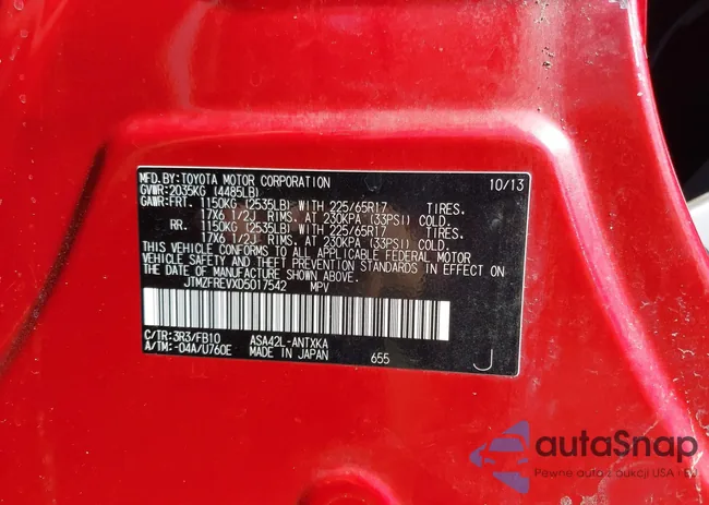 JTMZFREVXD5017542: 44300937